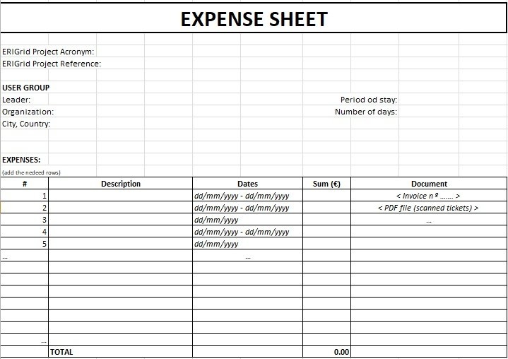 Small Business Free Printable Expense Sheet Startupbool