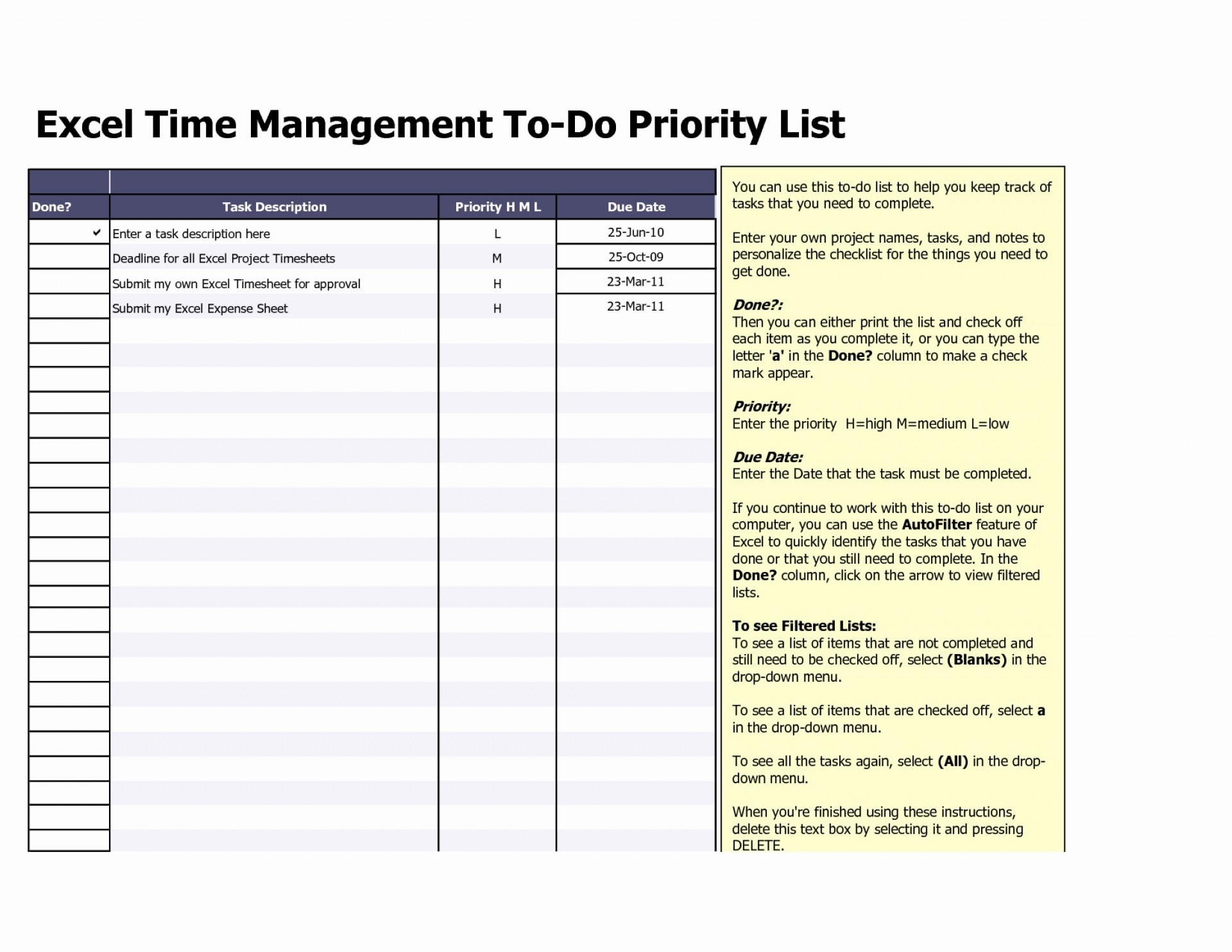 Spreadsheet Tasks Throughout 017 Weekly Todo List Template Task Excel 