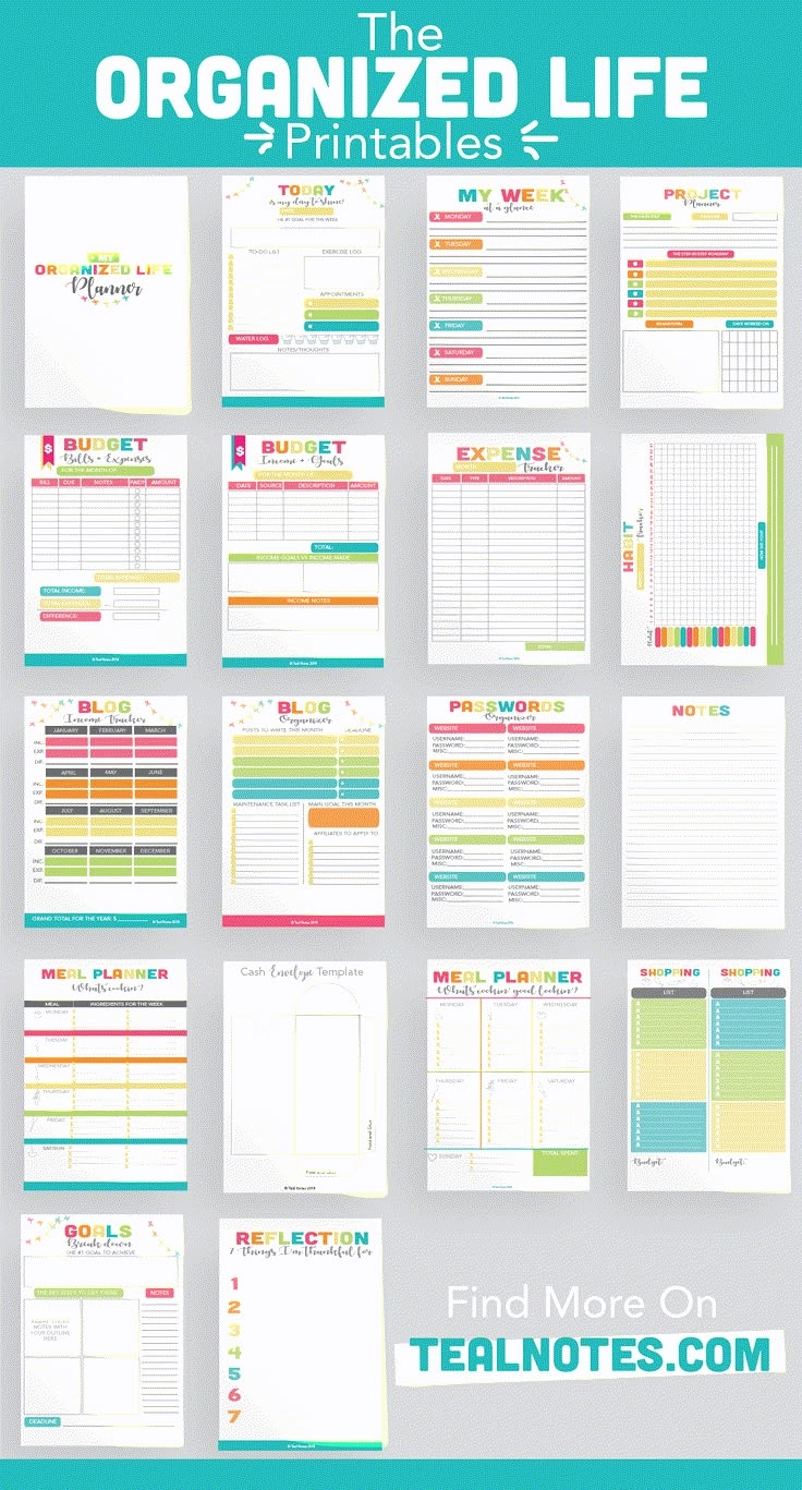 Thirty One Monthly Expense Tracker Printable Skatetolf