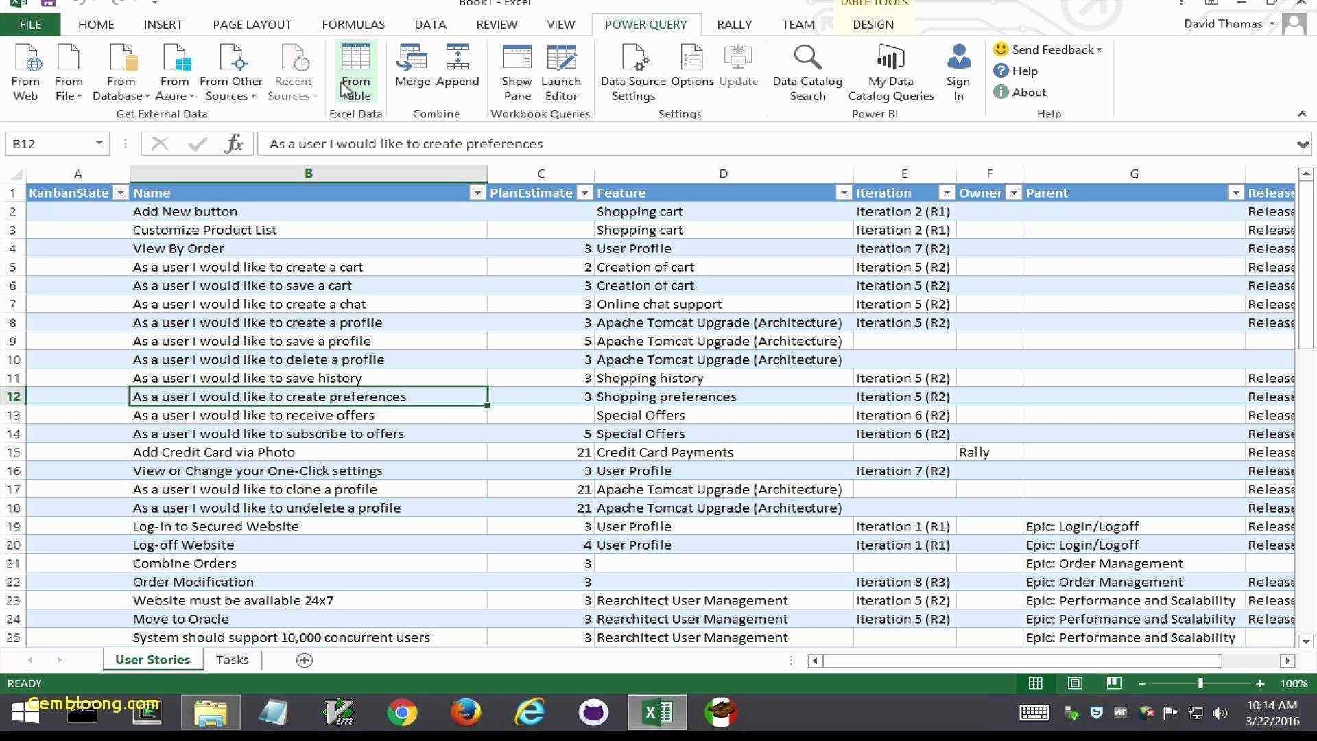 User Stories Template Elegant Customer Management Excel Template 