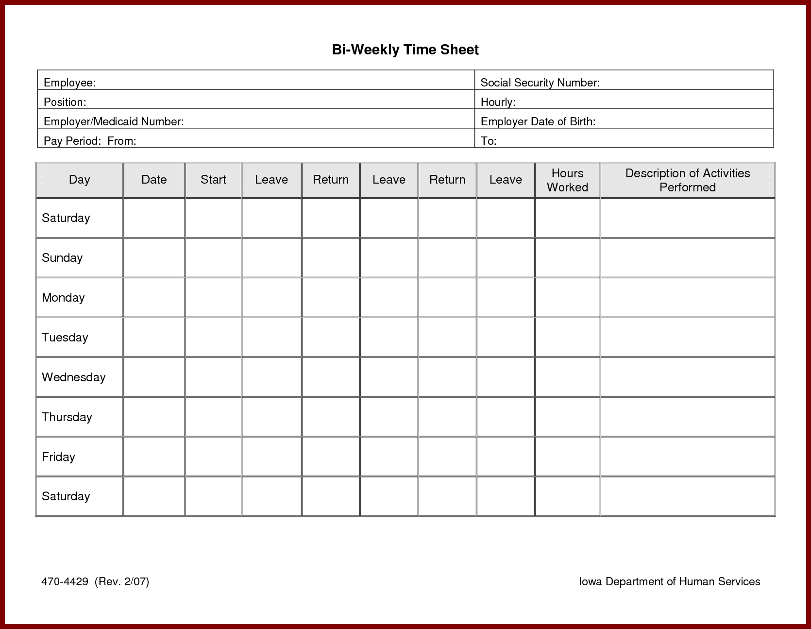 Weekly Timesheet Template Excel Free Download Time Spreadsheet Template 