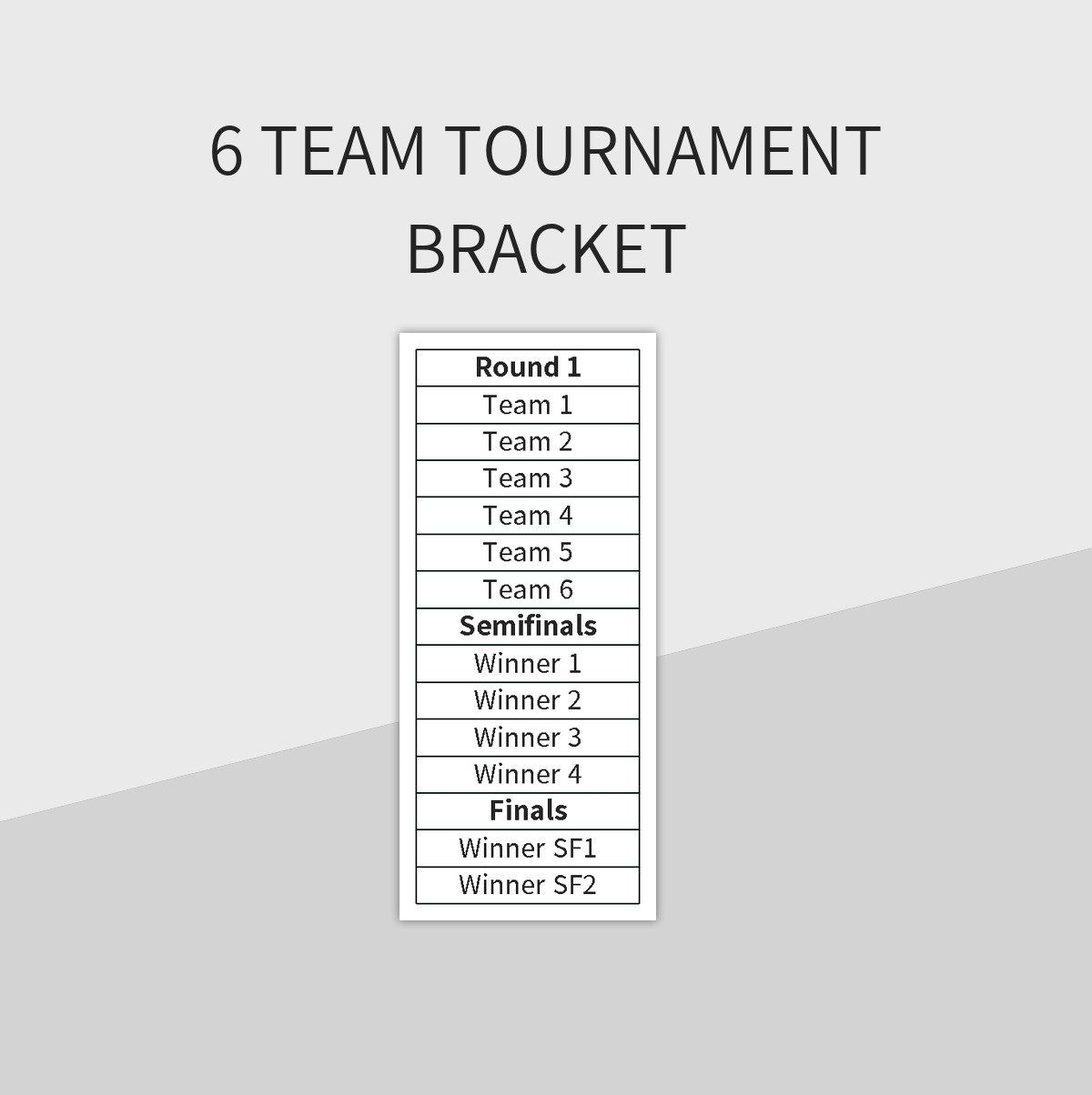 Wwe Tournament Bracket Template Excel Infoupdate